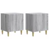  Éjjeliszekrény 2 pcs Szürke Sonoma 43 x 34,5 x 50 cm Szerelt Fa