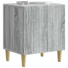  Éjjeliszekrény 2 pcs Szürke Sonoma 43 x 34,5 x 50 cm Szerelt Fa