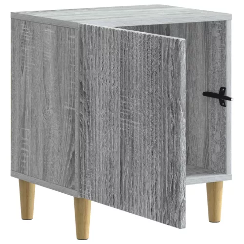  Éjjeliszekrény 2 pcs Szürke Sonoma 43 x 34,5 x 50 cm Szerelt Fa