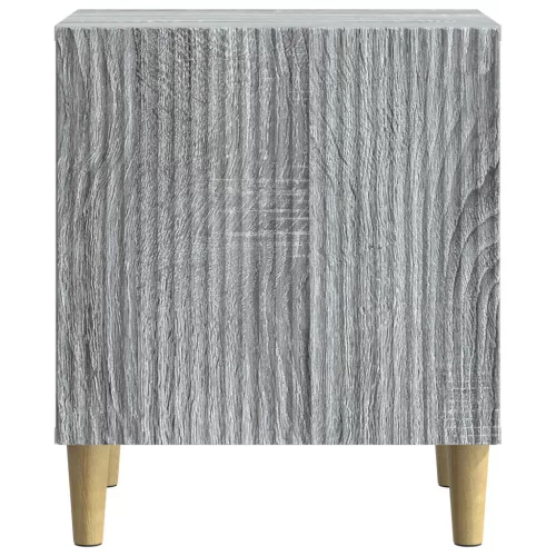  Éjjeliszekrény 2 pcs Szürke Sonoma 43 x 34,5 x 50 cm Szerelt Fa