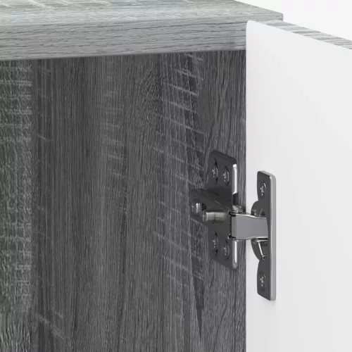  Éjjeliszekrény 2 pcs Szürke Sonoma 43 x 34,5 x 50 cm Szerelt Fa