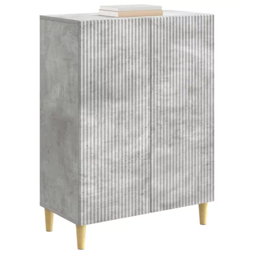  Széf Betonszürke 66 x 34,5 x 90 cm Szerelt Fa