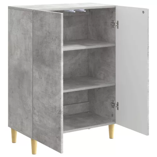  Széf Betonszürke 66 x 34,5 x 90 cm Szerelt Fa