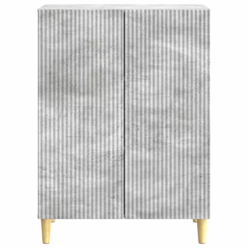  Széf Betonszürke 66 x 34,5 x 90 cm Szerelt Fa