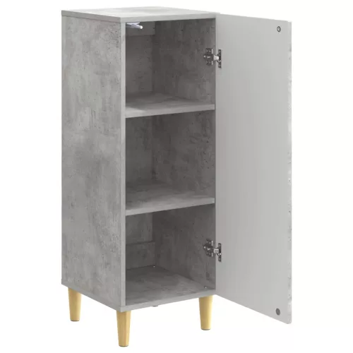  Széf Betonszürke 33 x 34,5 x 90 cm Szerelt Fa