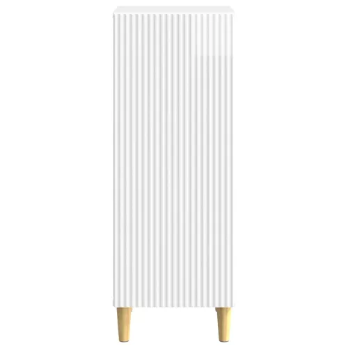  Széf Magasfényű Fehér 33 x 34,5 x 90 cm Szerelt Fa