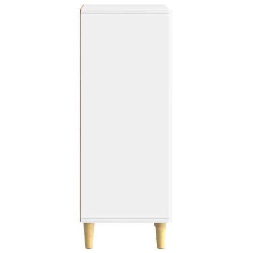  Széf Magasfényű Fehér 33 x 34,5 x 90 cm Szerelt Fa