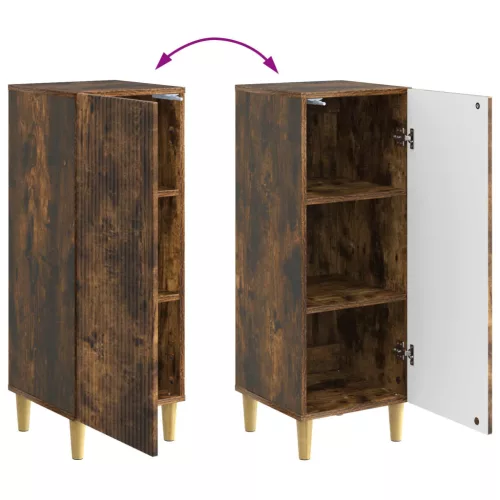  Széf Füstös Tölgy 33 x 34,5 x 90 cm Szerelt Fa