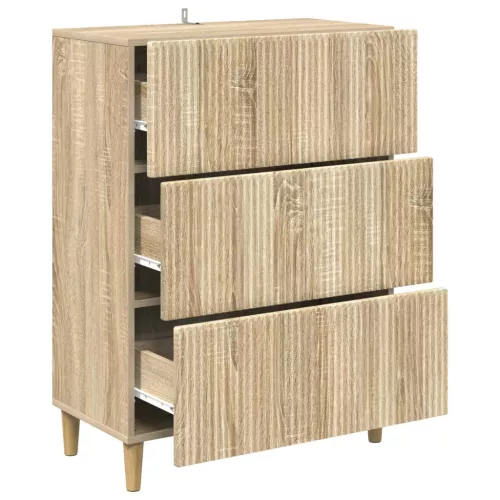  Fiókos szekrény Sonoma Tölgy 66 x 34,5 x 90 cm Szerelt Fa