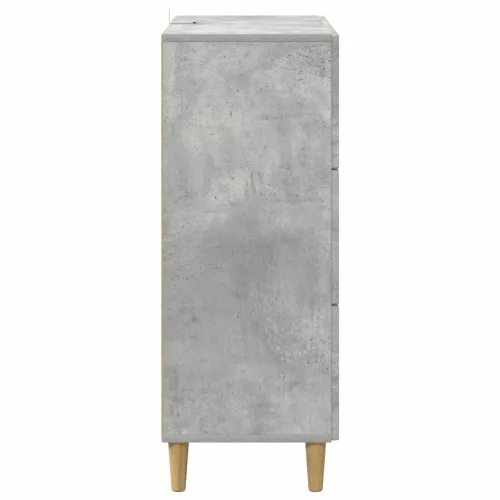  Fiókos szekrény Betonszürke 66 x 34,5 x 90 cm Szerelt Fa