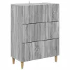  Fiókos szekrény Szürke Sonoma 66 x 34,5 x 90 cm Szerelt Fa