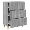  Fiókos szekrény Szürke Sonoma 66 x 34,5 x 90 cm Szerelt Fa