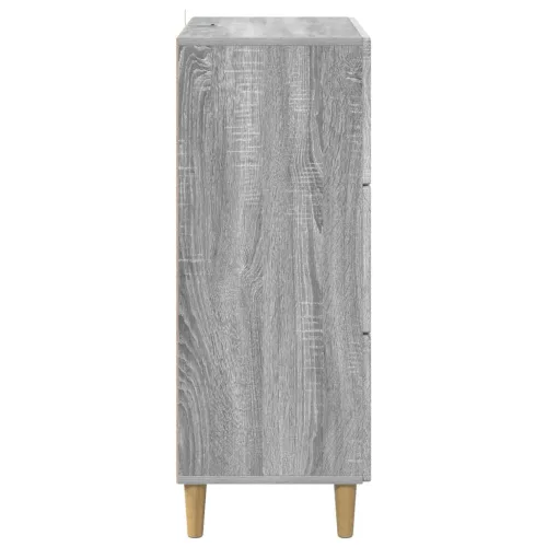  Fiókos szekrény Szürke Sonoma 66 x 34,5 x 90 cm Szerelt Fa