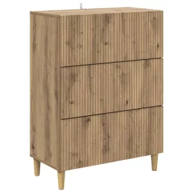    Fiókos szekrény Kézműves Tölgy 66 x 34,5 x 90 cm Szerelt Fa