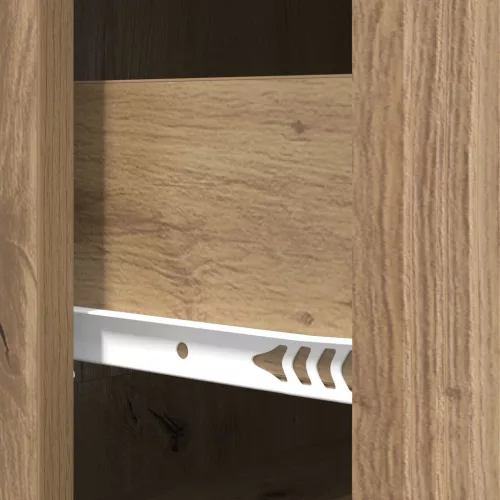  Fiókos szekrény Kézműves Tölgy 66 x 34,5 x 90 cm Szerelt Fa