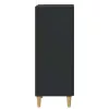  Fiókos szekrény Fekete 33 x 34,5 x 90 cm Szerelt Fa