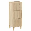  Fiókos szekrény Sonoma Tölgy 33 x 34,5 x 90 cm Szerelt Fa