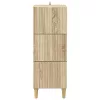  Fiókos szekrény Sonoma Tölgy 33 x 34,5 x 90 cm Szerelt Fa