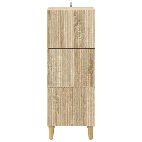  Fiókos szekrény Sonoma Tölgy 33 x 34,5 x 90 cm Szerelt Fa