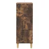  Fiókos szekrény Füstös Tölgy 33 x 34,5 x 90 cm Szerelt Fa