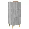  Fiókos szekrény Szürke Sonoma 33 x 34,5 x 90 cm Szerelt Fa