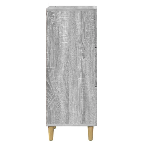  Fiókos szekrény Szürke Sonoma 33 x 34,5 x 90 cm Szerelt Fa