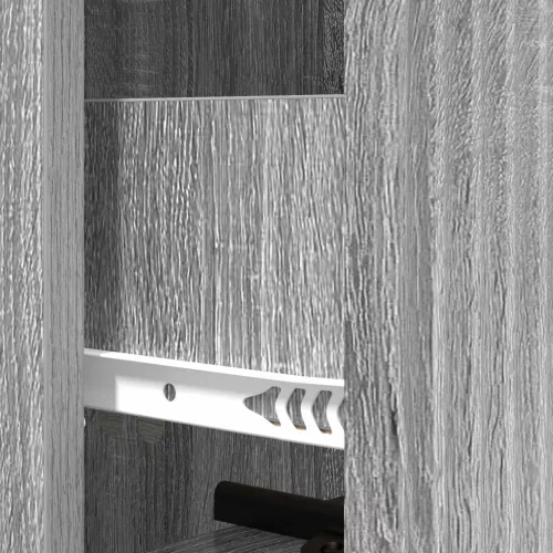  Fiókos szekrény Szürke Sonoma 33 x 34,5 x 90 cm Szerelt Fa