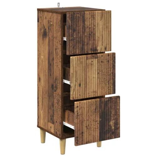  Fiókos szekrény Antik Fa 33 x 34,5 x 90 cm Szerelt Fa