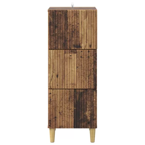  Fiókos szekrény Antik Fa 33 x 34,5 x 90 cm Szerelt Fa