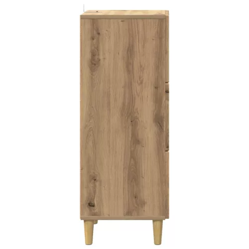  Fiókos szekrény Kézműves Tölgy 33 x 34,5 x 90 cm Szerelt Fa