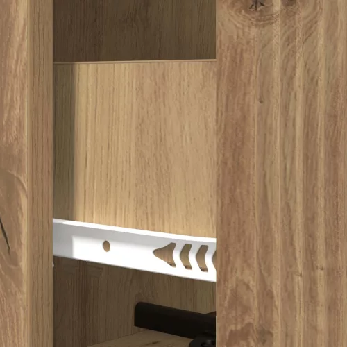  Fiókos szekrény Kézműves Tölgy 33 x 34,5 x 90 cm Szerelt Fa