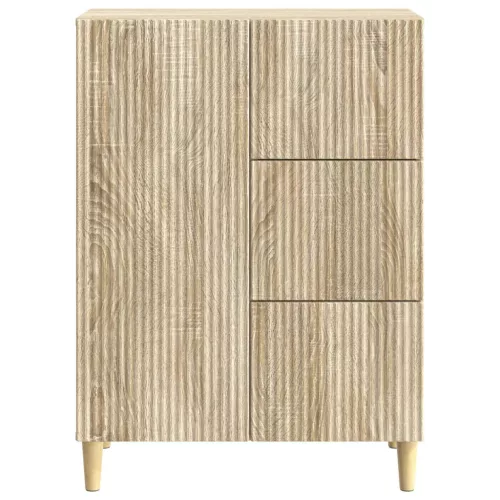  Széf fiókkal Sonoma Tölgy 66 x 34,5 x 90 cm Szerelt Fa