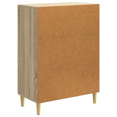  Széf fiókkal Sonoma Tölgy 66 x 34,5 x 90 cm Szerelt Fa