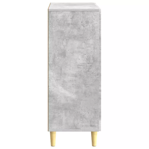  Széf fiókkal Betonszürke 66 x 34,5 x 90 cm Szerelt Fa