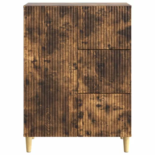  Széf fiókkal Füstös Tölgy 66 x 34,5 x 90 cm Szerelt Fa