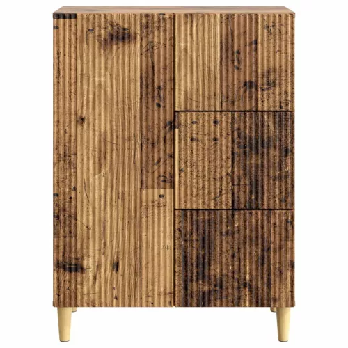  Széf fiókkal Antik Fa 66 x 34,5 x 90 cm Szerelt Fa