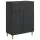  Széf fiókkal Fekete 66 x 34,5 x 90 cm Szerelt Fa