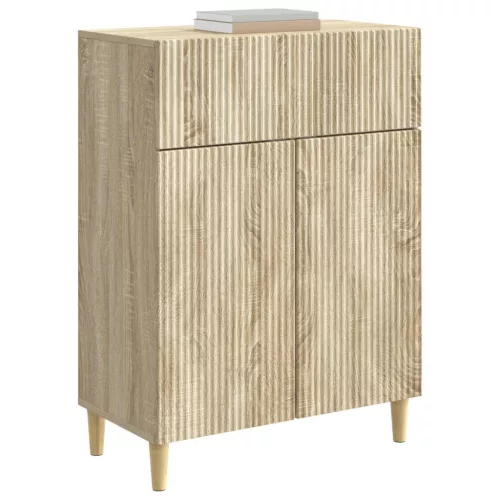  Széf fiókkal Sonoma Tölgy 66 x 34,5 x 90 cm Szerelt Fa