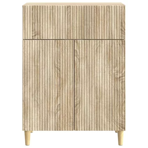  Széf fiókkal Sonoma Tölgy 66 x 34,5 x 90 cm Szerelt Fa