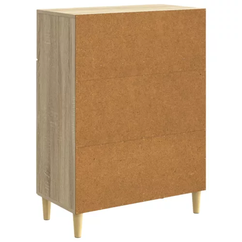  Széf fiókkal Sonoma Tölgy 66 x 34,5 x 90 cm Szerelt Fa