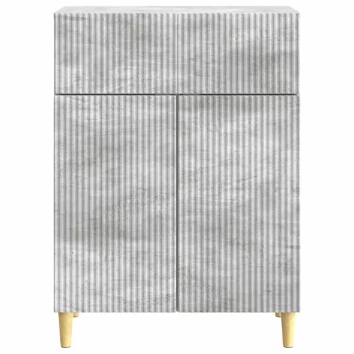  Széf fiókkal Betonszürke 66 x 34,5 x 90 cm Szerelt Fa