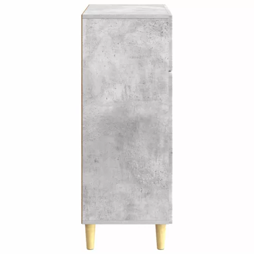  Széf fiókkal Betonszürke 66 x 34,5 x 90 cm Szerelt Fa