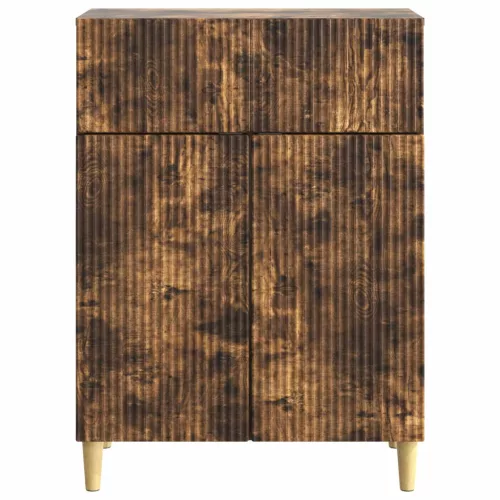  Széf fiókkal Füstös Tölgy 66 x 34,5 x 90 cm Szerelt Fa