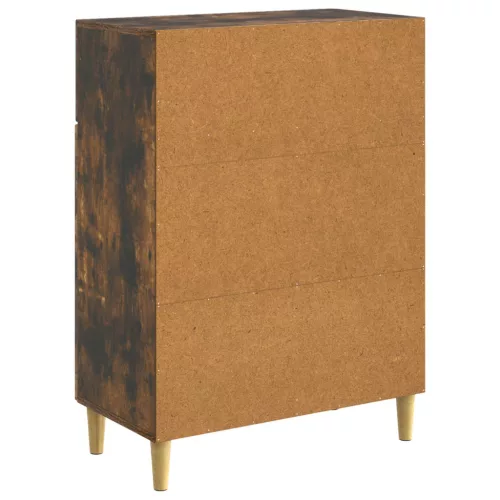  Széf fiókkal Füstös Tölgy 66 x 34,5 x 90 cm Szerelt Fa