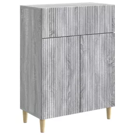  Széf fiókkal Szürke Sonoma 66 x 34,5 x 90 cm Szerelt Fa