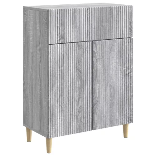  Széf fiókkal Szürke Sonoma 66 x 34,5 x 90 cm Szerelt Fa