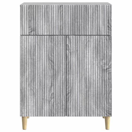  Széf fiókkal Szürke Sonoma 66 x 34,5 x 90 cm Szerelt Fa