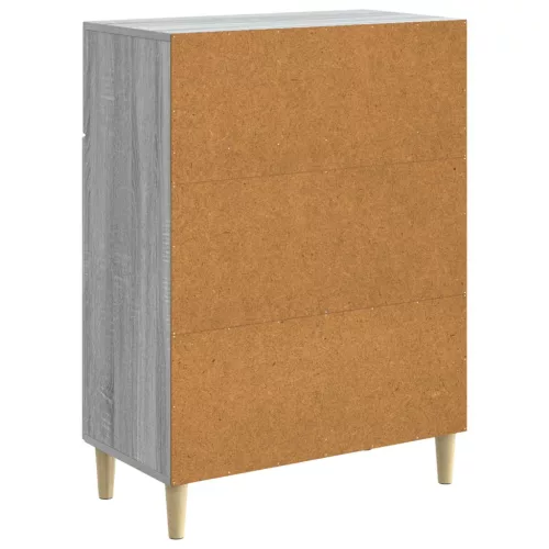  Széf fiókkal Szürke Sonoma 66 x 34,5 x 90 cm Szerelt Fa