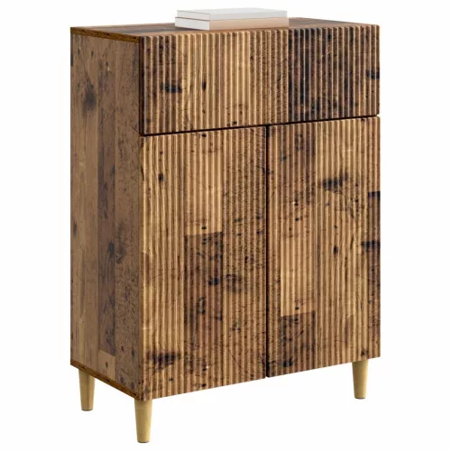  Széf fiókkal Antik Fa 66 x 34,5 x 90 cm Szerelt Fa