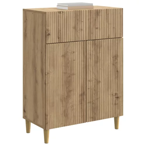  Széf fiókkal Kézműves Tölgy 66 x 34,5 x 90 cm Szerelt Fa